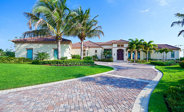 Residential Paver Driveway in Lenwood, CA